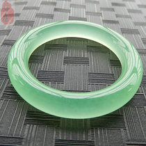 Jade Jade Pei natural jade ring grass green jade ring pendant men and women handmade diy necklace pendant jewelry