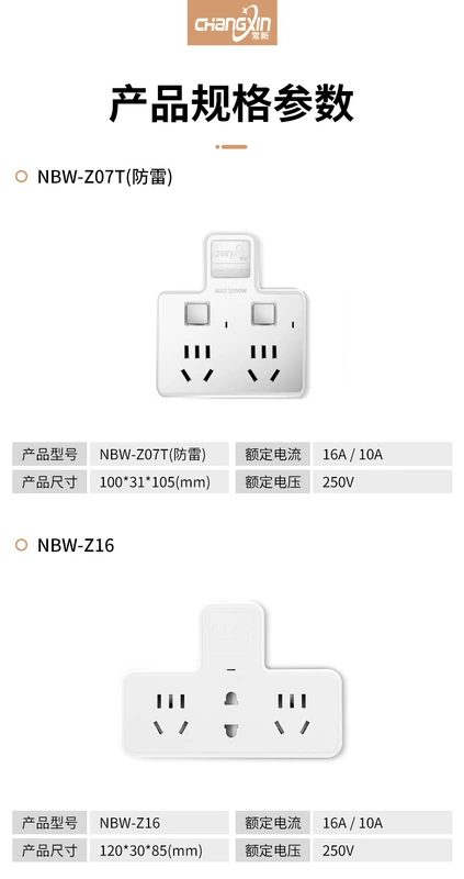 Bảng điều khiển ổ cắm Changxin dải cắm USB đa chức năng xốp với dải kéo cắm sáng tạo dài giá ổ cắm panasonic ổ cắm 3 chấu panasonic