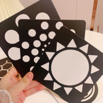 Black & White Cards Early Teach Baby Vision Card Exciting Flashka Newborn 0-3 Months 1 Year Old Baby Colorful Puzzle Toy
