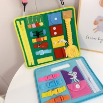 Mon Children Busy Board Kindergarten Early Teaching Aids Materials Toddlers Baby Hands Eye Coordination Puzzle Toys 2 Years Old 3 3