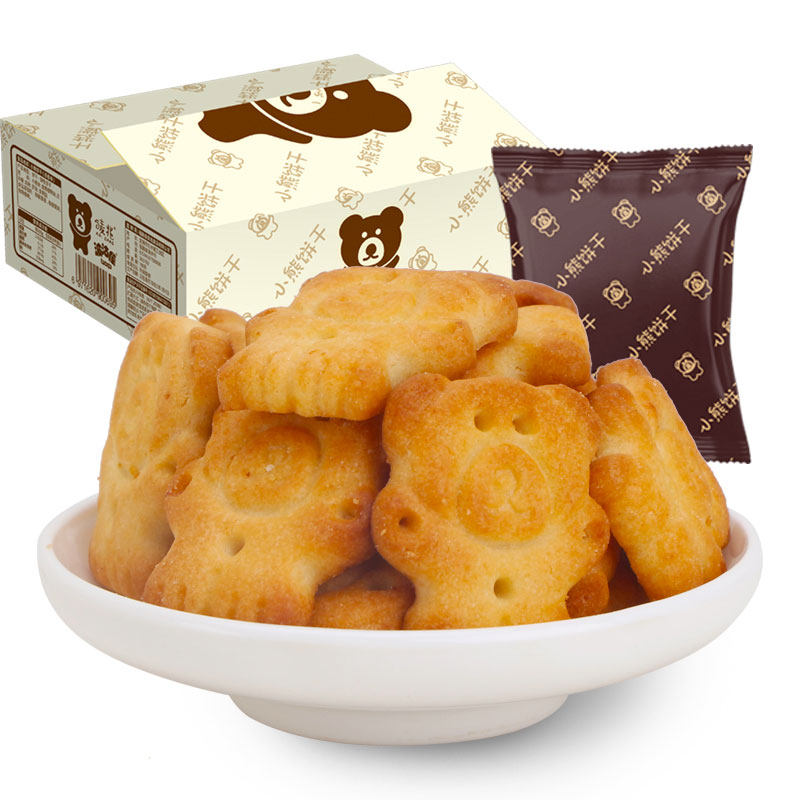 唛兆奶香小熊饼干整箱早餐儿童饼干