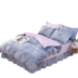 Giường váy một gia đình giường Bốn bông khăn trải giường cotton ren mô hình trang bị tấm chăn 1.5m1.8 mét - Bộ đồ giường bốn mảnh bộ chăn ga gối đệm cưới everon Bộ đồ giường bốn mảnh