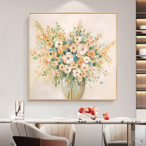 Hand Painted Living Room Solid Muscular Hairstyle Hanging Painting Bedroom Decoration Painting Xuanguan Advanced Senses Oil Painting Modern Restaurant Floral Fresco