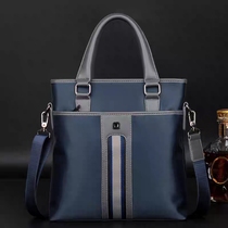 Hong Kong I TGREG New Single Shoulder Bag Bag Bag Bag Bag Vertical Business Casual Oxford Textile Mens Bag