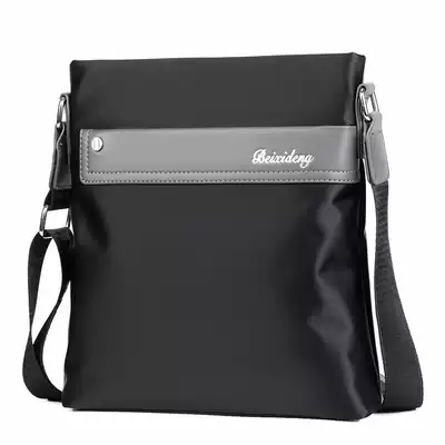 Hong Kong I TGREG trendy shoulder bag large capacity Oxford cloth oblique cross bag rainproof Sports small back bag