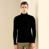 Dongpu 2018 thu đông mới kinh doanh bình thường nam áo len cashmere nguyên chất nam cao cổ áo len xoắn áo đan đáy - Áo len cổ tròn shop áo khoác nam Áo len cổ tròn