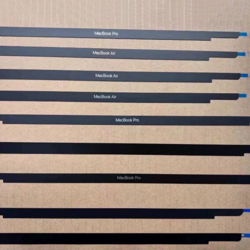 Notebook Screen Border Adhesive Strip Apple Computer MacBook 13inch Air 15Pro Protective Sticker Glass Logo
