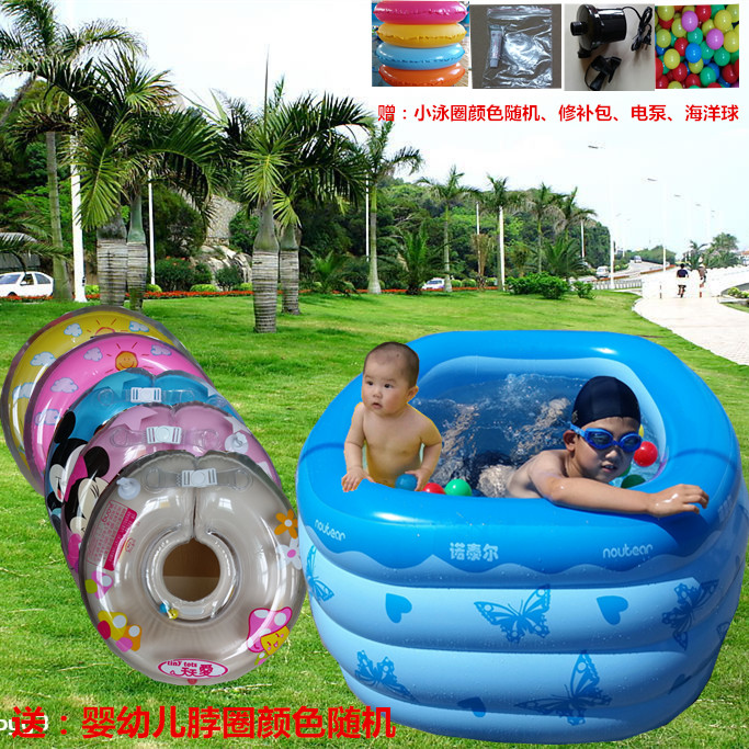 Baby Boy Inflatable Swimming Pool Baby Family Insulation Marine Polo Pool Thickened Play Pool Adult Bath