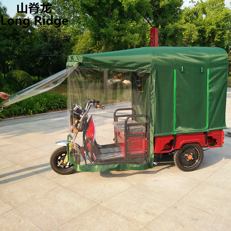 Mountain crest dragon single and double row electric flat tricycle carport awning awning rain carport canopy express carport thickening awning