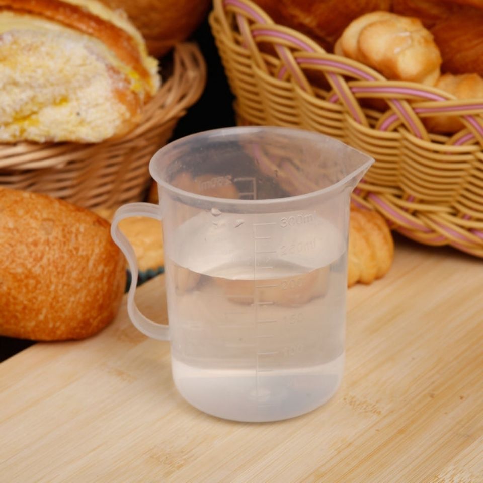 250ML MEASURING CUP WITH scale TRANSPARENT plastic BAKING KITCHEN SMALL MEASURING CUP FOOD GRADE WATER CUP THICKENED MILK MEASURING CUP