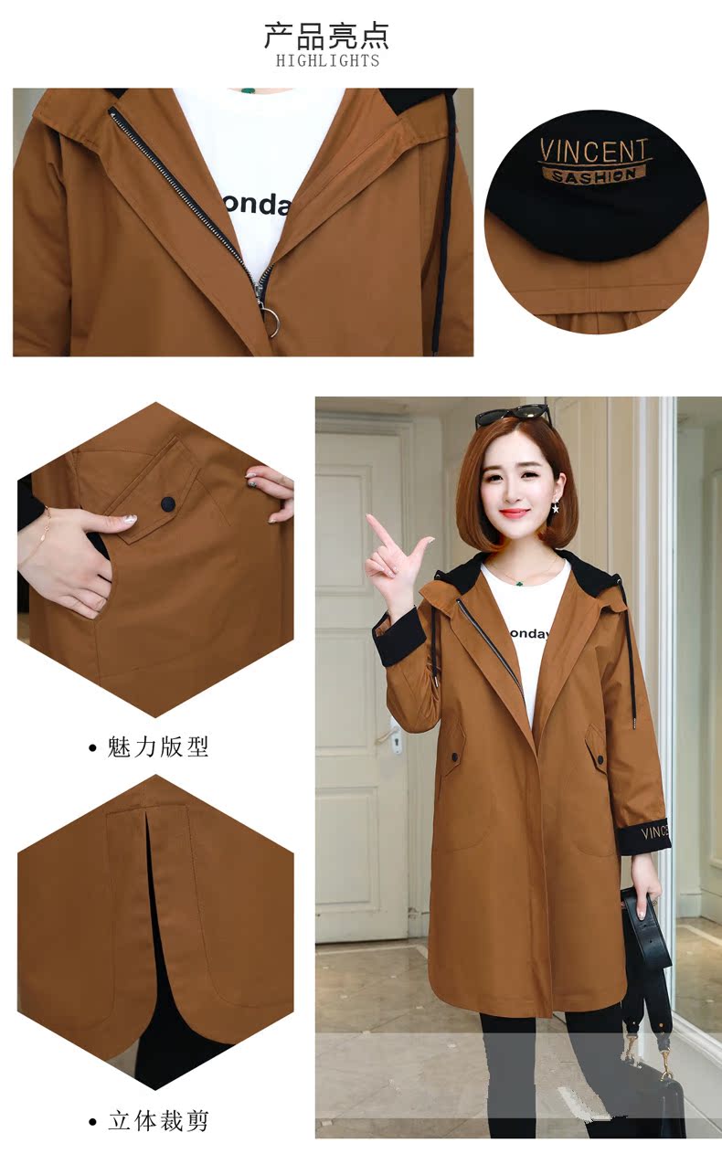 Trench pour femme      en Coton - Ref 3226546 Image 7