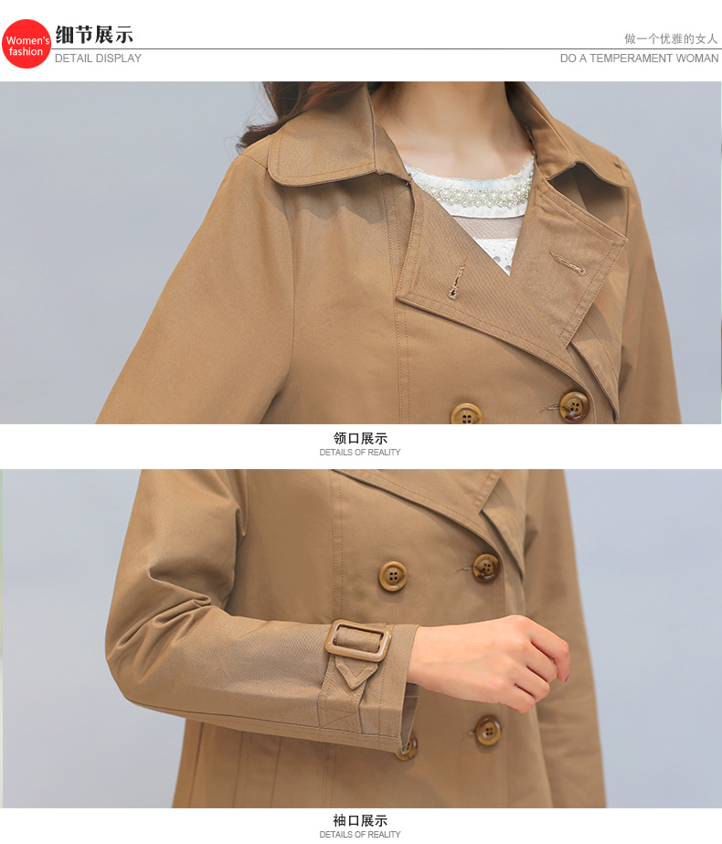 Trench pour femme BERF en Coton - Ref 3227908 Image 14