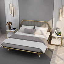 Simple double bed Economy Net Red Bed Modern Light Luxury Single Bed Strengthening Bed Room