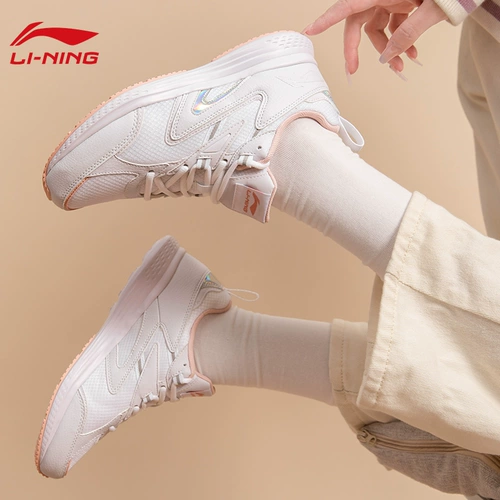 Li Ning, беговые кроссовки, амортизирующая спортивная легкая повседневная обувь, тренд сезона, женский стиль