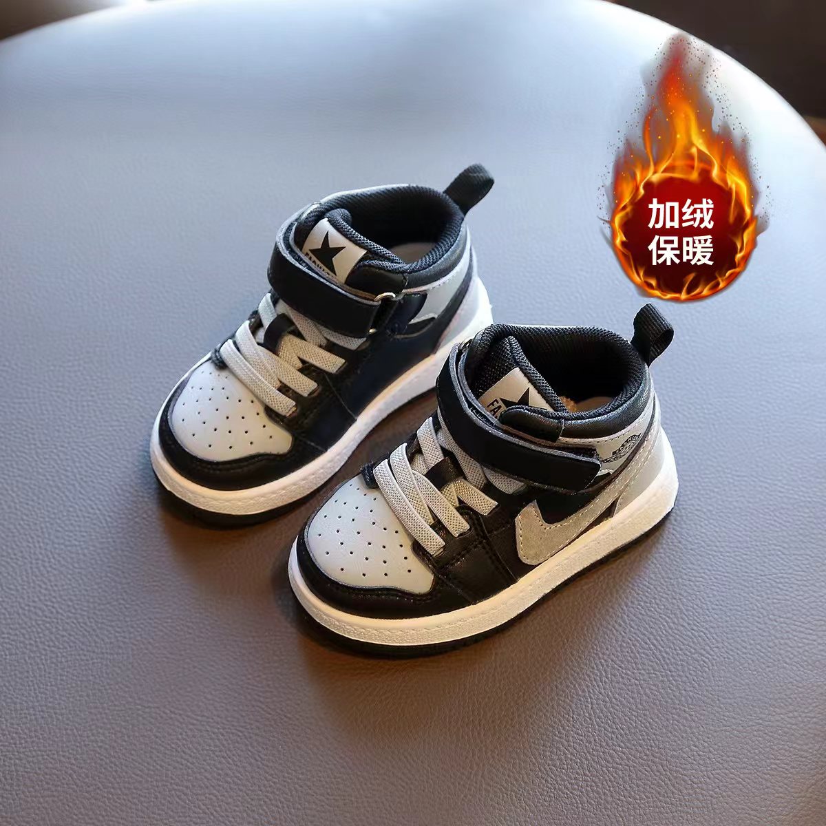 Детская обувь, зимняя детская обувь для малышей на мягкой подошве, детская спортивная обувь плюс бархатная теплая хлопчатобумажная обувь, мужские кроссовки для девочек treasure