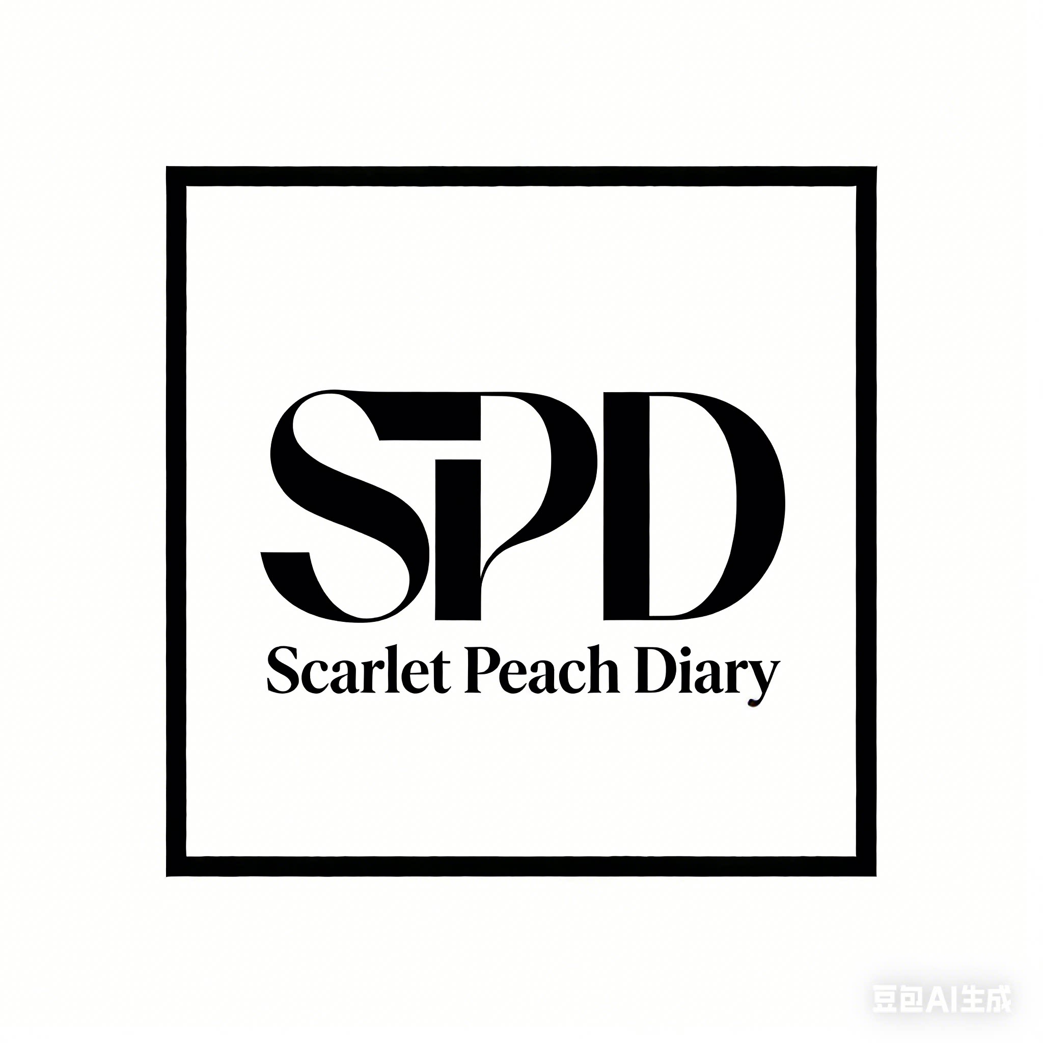 绯桃日记SPD的LOGO