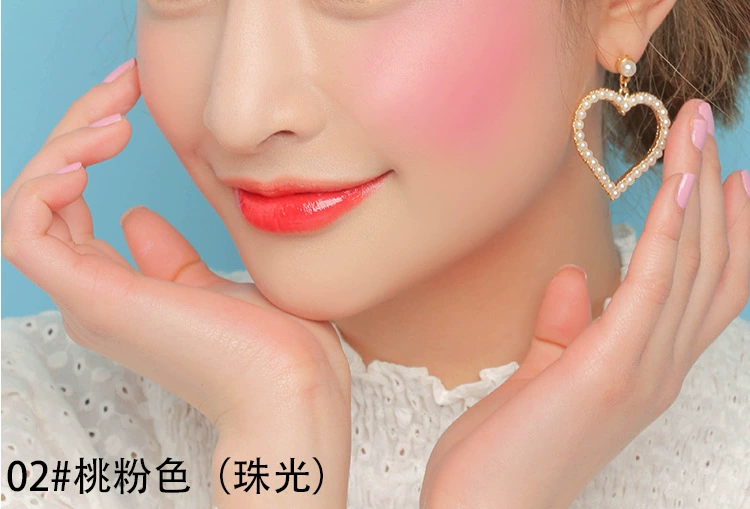 KKXX trẻ hóa hồng phấn giữ ẩm hồng phấn trang điểm nude chính hãng năng lực sửa chữa ánh sáng nhỏ mặt nhỏ lâu trôi tự nhiên 1957 # - Blush / Cochineal phấn má canmake