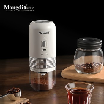 Mongdio Electric Bean Grinder Household Coffee Bean Grinder Portable Small Grinder Coffee Grinding Equipment