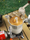 Mongdio Double-Valve Moka Pot Set Outdoor Coffee Maker Small Camping Espresso Extraction Hand Grinder Coffee Machine