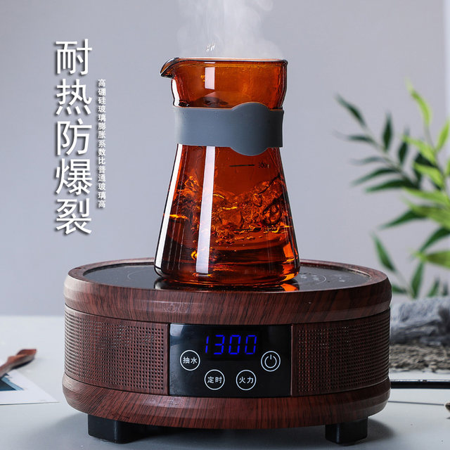 Strawberry Coffee Filter Cup, Heat-Resistant Glass Cup, Hand-Brewed Coffee Set, Sharing Pot, Drip Filter, Conical Filter Cup