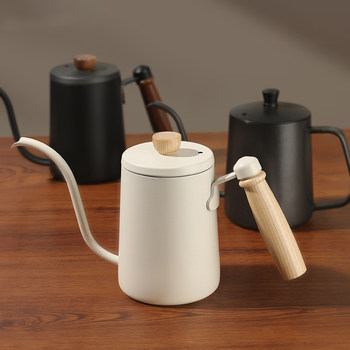 Hand-Brewed Coffee Pot, Drip Coffee Pot, Stainless Steel Long Spout Pot, Fine Spout Pot, Professional Hand-Brewed Coffee Equipment