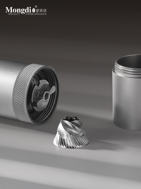 Mongdio Hand-Cranked Coffee Grinder Steel Core Coffee Bean Grinder Home Manual Coffee Grinder Hand-Operated Grinding Tool