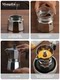 Mongdio Moka Pot Home Coffee Brewing Set Italian Espresso Extraction Coffee Machine Manual Coffee Grinding Equipment