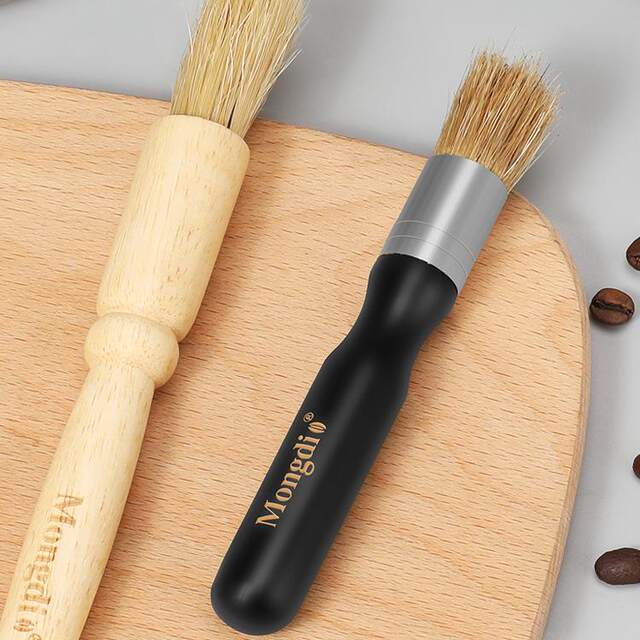 Mongdio Coffee Grinder Cleaning Brush Coffee Grounds Cleaning Brush Coffee Machine Accessories Filter Brush Cleaning Small Brush