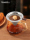 Mongdio Coffee Filter Cup Stainless Steel Hand-Brewed Coffee Filter Funnel High-Density Filter Cup Filter Paper-Free Filter Set