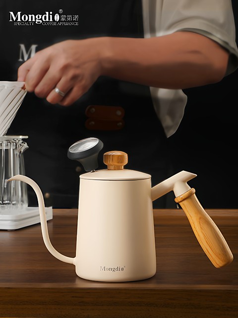 Mongdio Coffee Pour-Over Kettle, Gooseneck Long Spout Kettle, Stainless Steel Professional Pour-Over Coffee Kettle, Water Pouring Kettle