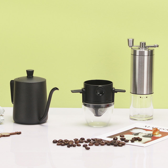 Household Foldable Coffee Filter 304 Stainless Steel Pour-Over Coffee Pot Drip-Type Filter-Free Coffee Filter Cup