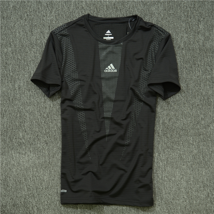 Adidas Quick-Drying T-Shirt Men's Summer Style Ice Silk Cool Feeling Fitness Casual Sports Shirt Large Size Classic Pure Color Short-Sleeved Adidas Quick-Drying T-Shirt Men's Summer Style Ice Silk Cool Feeling Fitness Casual Sports Shirt Large Size Classic Pure Color Short-Sleeved