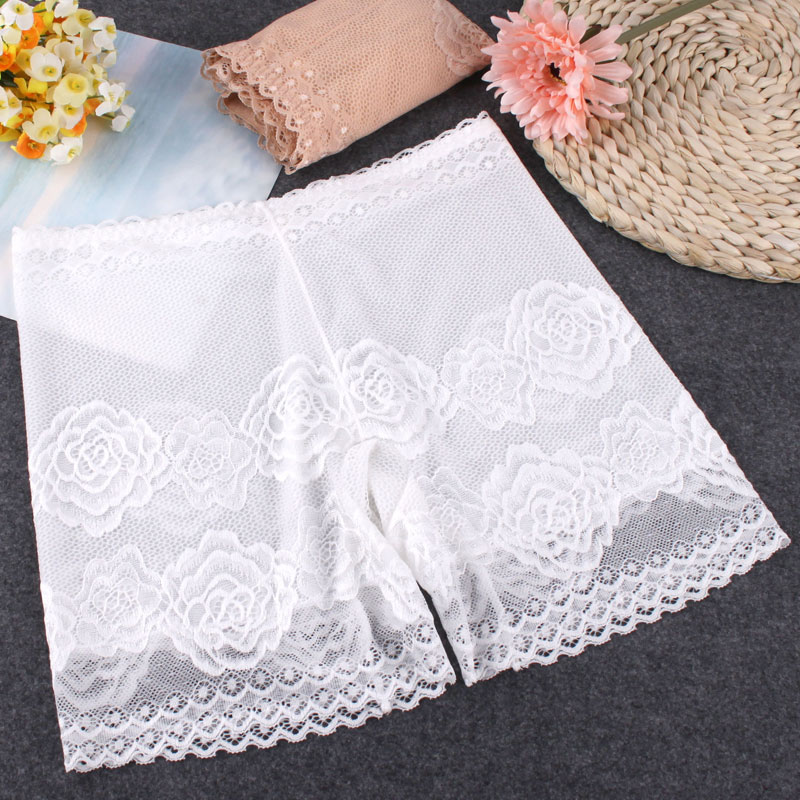 Lady tăng ren ba điểm quần quần an toàn để ngăn chặn sự womens mùa hè quần short bảo hiểm ánh sáng bên trong xà cạp thở.