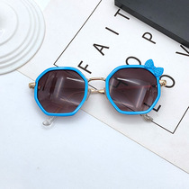 Children Sunglasses Summer Personality Women Bao Cute Princess Butterfly Knot Sunglasses In children Anti-UV clams glasses