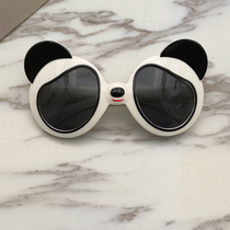 Children Sunglasses Fashion New Cartoon Panda Large Frame Shading Sunscreen Sunscreen Baby Toddler Sunglasses Anti-UV Rays
