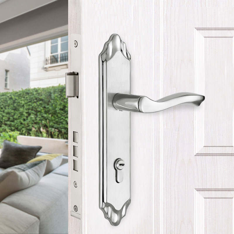 304 stainless steel 85 lock indoor bedroom mute door lock with home door lock door room door lock suit