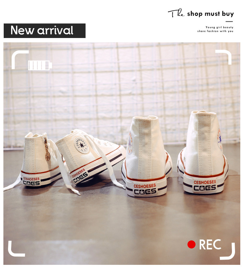 匡威旗下 CESHOESES 儿童高帮帆布鞋 图4