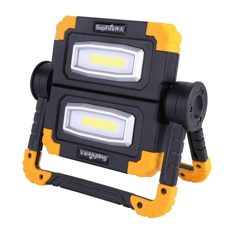 God Fire G7 Charged Throw Light Led Outdoor Floodlight Worksite Camping Lighting Super Bright Waterproof Court Light Hand Lights
