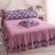 Khăn bộ đồ giường giường váy bedspread bông duy nhất mảnh không trượt tay áo bảo vệ 1.5 / 1.8m gió đơn hoặc kép giường công chúa - Váy Petti giường váy