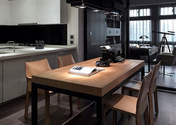 loft retro wrought iron solid wood dining table and chairs conference table simple computer table cafe bar restaurant table and chair combination