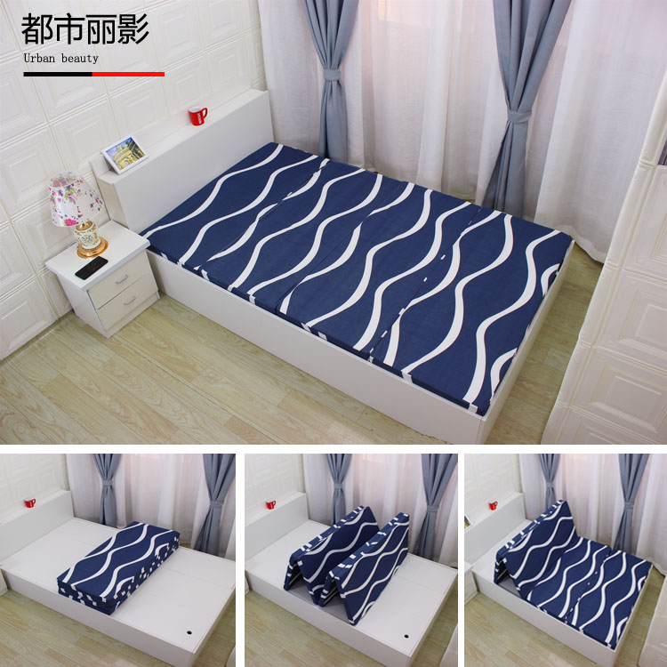 Gấp xốp xốp sinh viên nệm ăn trưa nghỉ trưa pad trẻ mới biết đi - Nệm nệm gòn ép