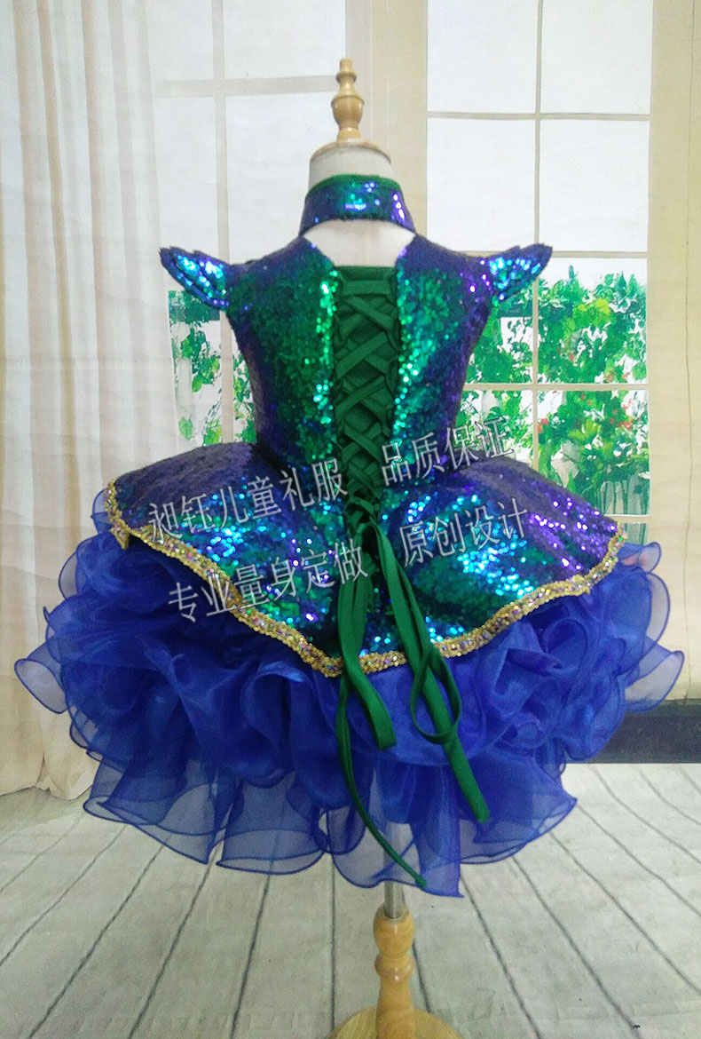 Happy Sunshine Song Children Dress Solo Costume Hosting Girls Dress Model Catwalk shows cửa hàng quần áo trẻ em
