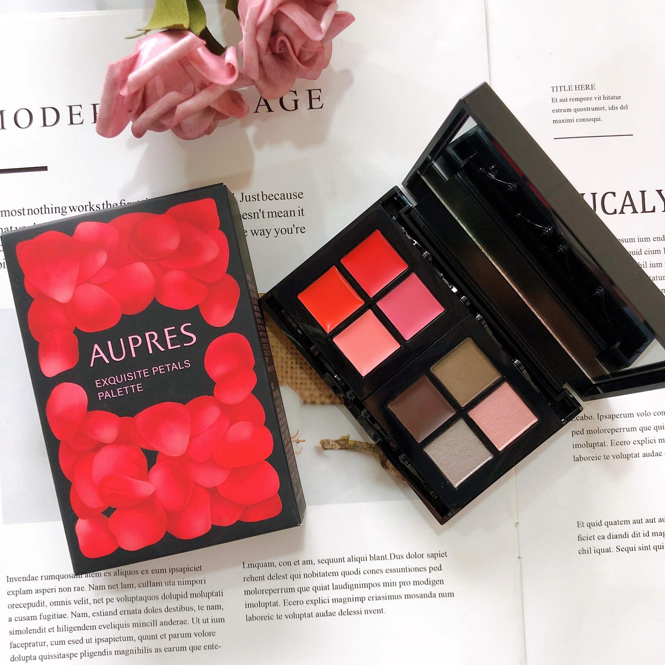 Brand New Trial Outfitting Box Breakage Opperle Petal Fine Makeup Limited Edition Color Makeup Pan to 25 4-Taobao