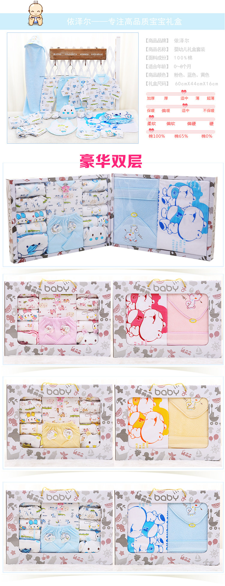 Coffret cadeau pour bébé - Vêtements + Accessoires - Ref 1955581 Image 9