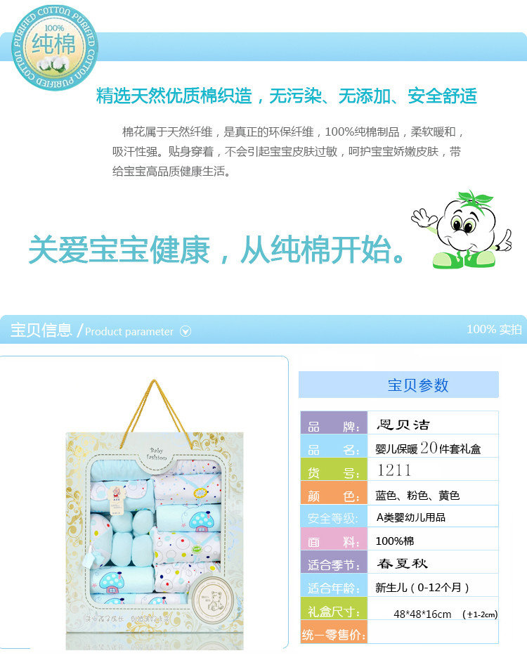 Coffret cadeau pour nouveau-né - Vêtements + Accessoires - Ref 1952002 Image 5