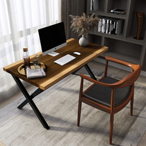 Nordic solid wood computer desk simple desk bedroom competition writing table Home Office table talk table