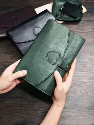 Makishi MOOSHI handmade customized travel finishing bag leather multifunctional portable digital electronic product storage bag