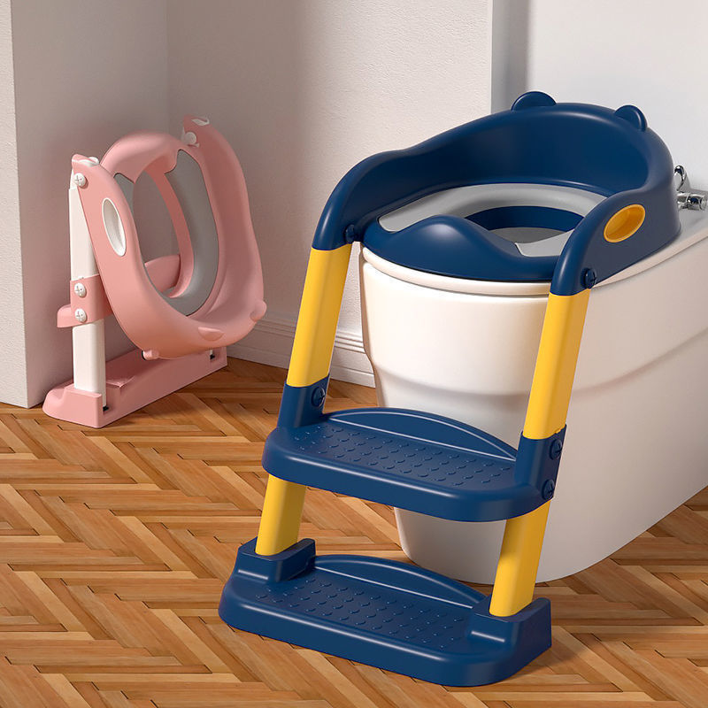 Children's toilet toilet staircase boy girl baby ladder cushion cover child toilet stool