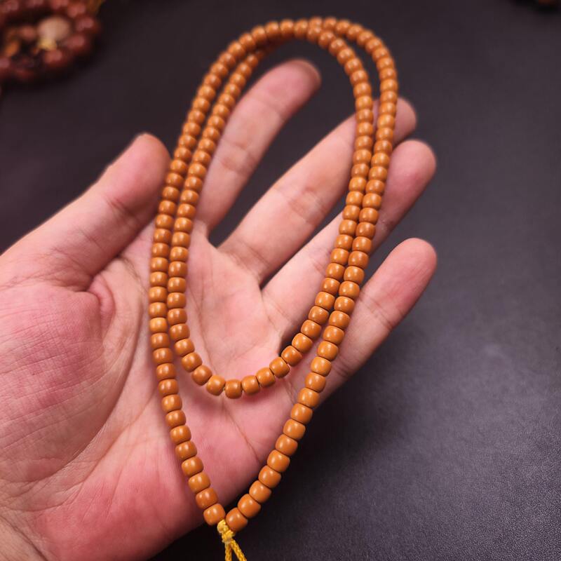 Directly Sourced from First-Hand Suppliers, Pure Natural, Completely White-Free, Laotian Olive Pit Point Beads, 108 Long Strands, Undyed, Oil-Soaked, Disciple Beads Directly Sourced from First-Hand Suppliers, Pure Natural, Completely White-Free, Laotian Olive Pit Point Beads, 108 Long Strands, Undyed, Oil-Soaked, Disciple Beads