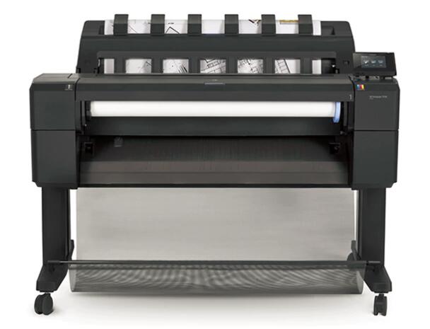 HP DesignJet T930 plotter with large surface printing machine
